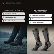 Comparatif : chaussette epaisse contre chaussette chauffante