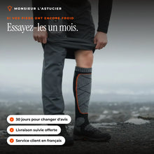 Chaussette chauffante discrete sous un pantalon : 30 jours pour changer d'avis