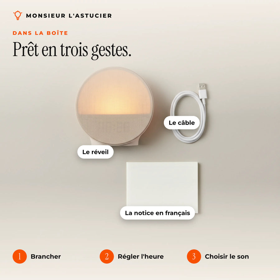Le contenu de la bo&icirc;te