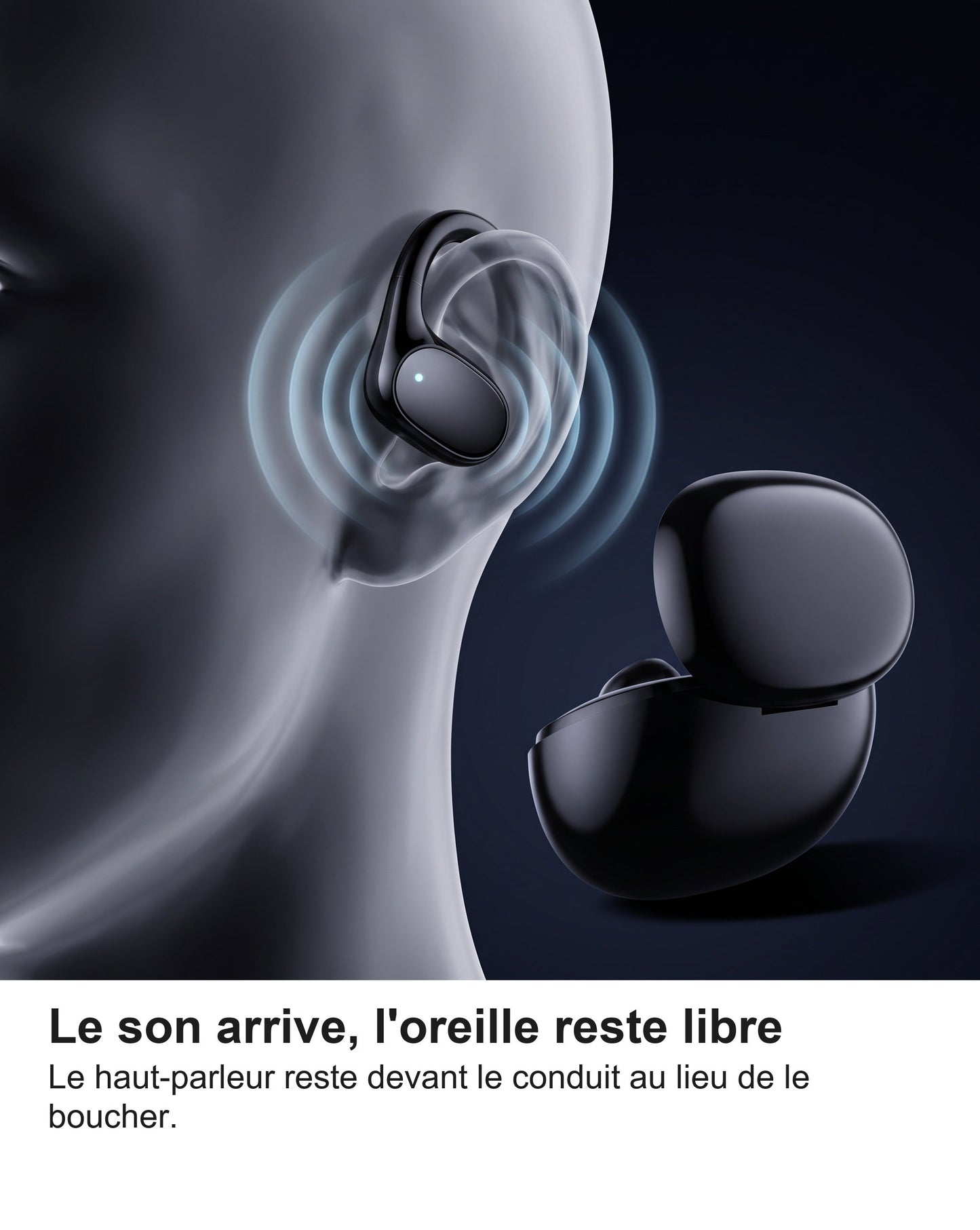 Écouteurs Traducteur Vocal Instantané 144 Langues, Oreille Libre